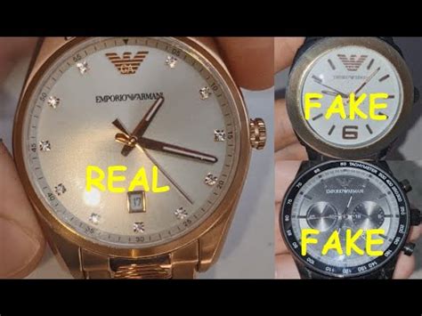 how to tell if a watch is fake armani|are armani watches worth anything.